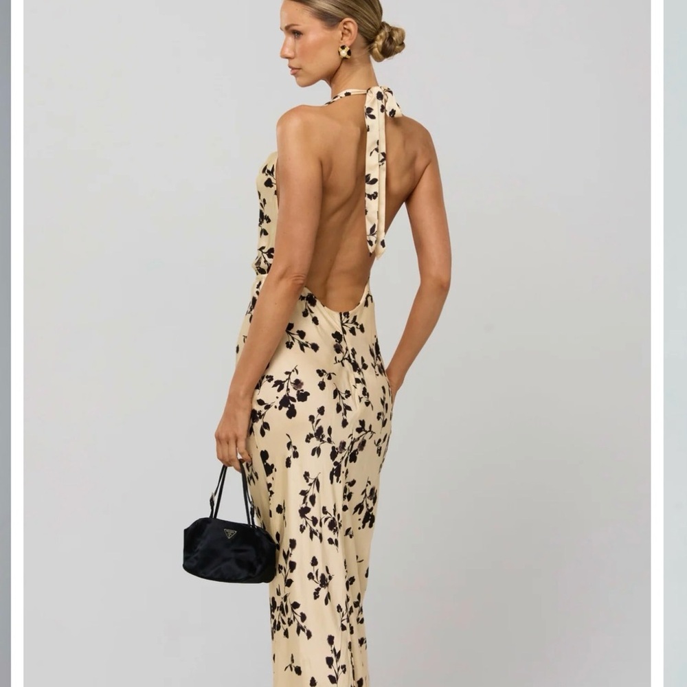 RESA FIONE DRESS IN BLACK DAHLIA Maxi Dress - Picture 2 of 4